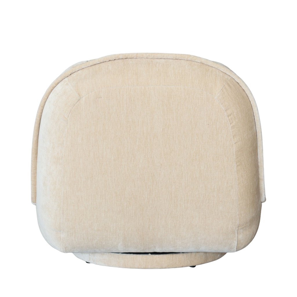 LPD Gray Natural Swivel Accent Chair 5 LPD Gray Natural Swivel Accent Chair