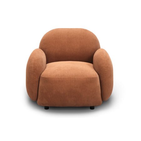 LPD Hagu Rust Chenille Accent Chair
