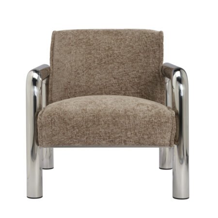 LPD Haider Light Brown Chenille Accent Chair