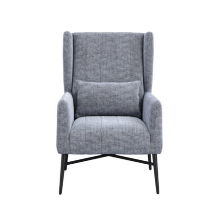 LPD Henley Navy Herringbone Twill Accent Chair