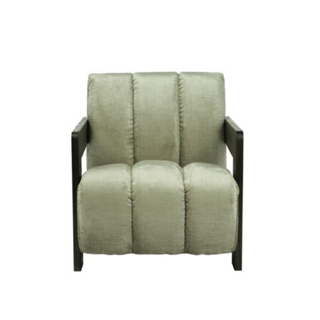 LPD Hudson Dusty Sage Velvet Chenille Accent Chair