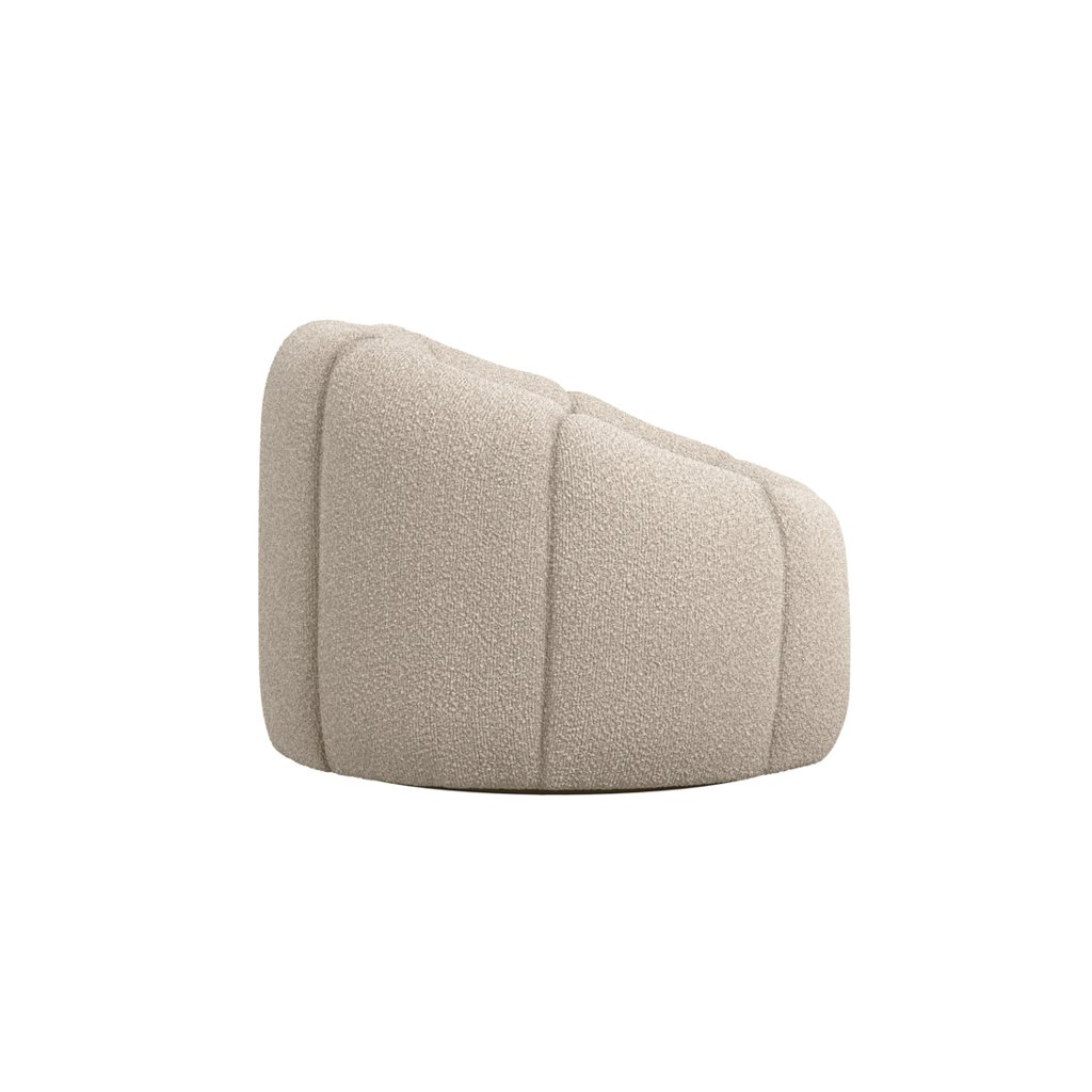 LPD Nao Buff Boucle Swivel Accent Chair 4 LPD Nao Buff Boucle Swivel Accent Chair