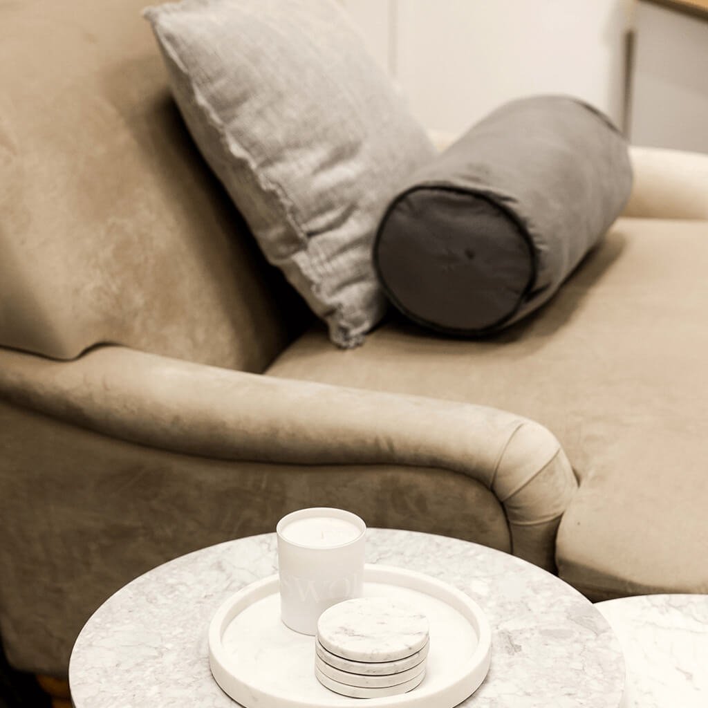LPD Plumpton Beige Velvet Cuddle Chair 5 LPD Plumpton Beige Velvet Cuddle Chair
