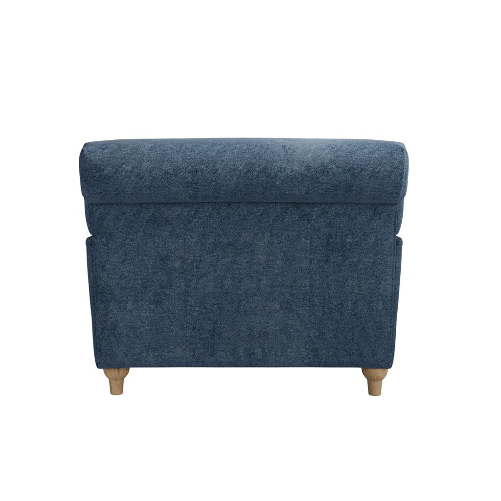 LPD Plumpton Denim Blue Chenille Cuddle Chair 5 LPD Plumpton Denim Blue Chenille Cuddle Chair