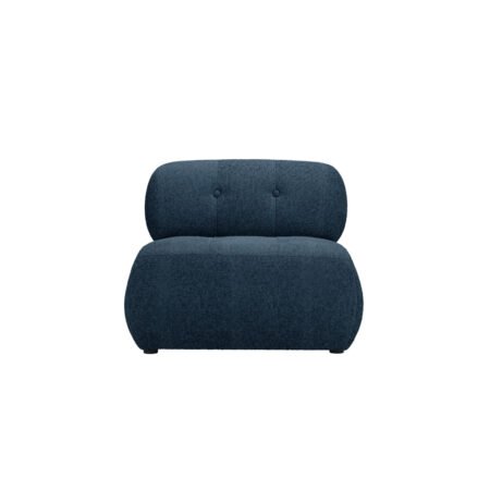 LPD Reese Midnight Blue Boucle Accent Chair