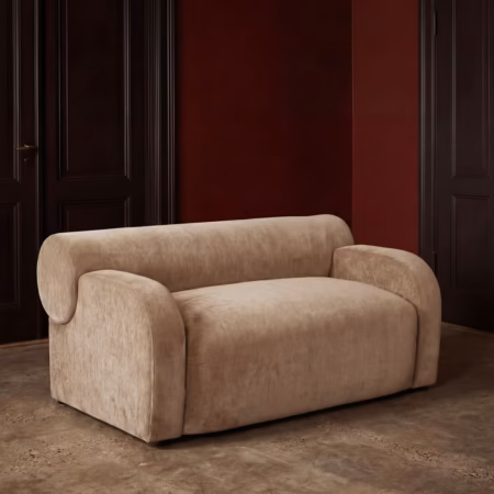 LPD Rivolli Sandy Chenille 2 Seater Sofa lifestyle