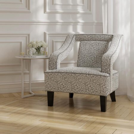 LPD Sofia Elephant Textured Accent Chair lifestyle