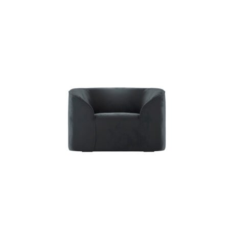 LPD Zuma Black Velvet Accent Chair