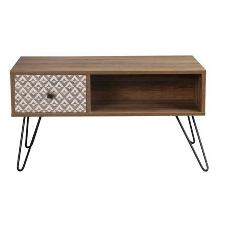 LPD Casablanca Dark Oak Coffee Table with Drawer