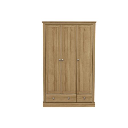 LPD Devon Oak Triple Wardrobe