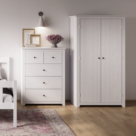 LPD Havana White 2 Door Wardrobe lifestyle