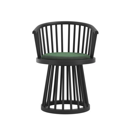 LPD Lina Forest Green Velvet Dining Chair