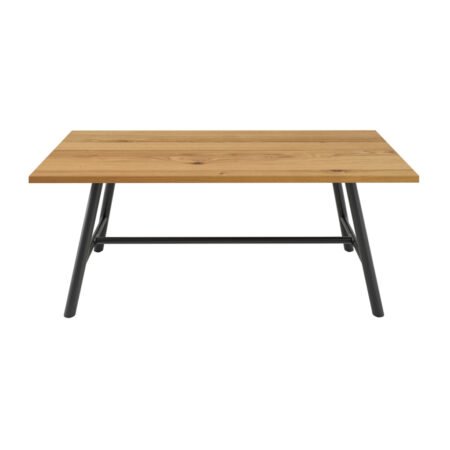 LPD Louie Tawny Wood Effect Rectangular Dining Table, 200 cm