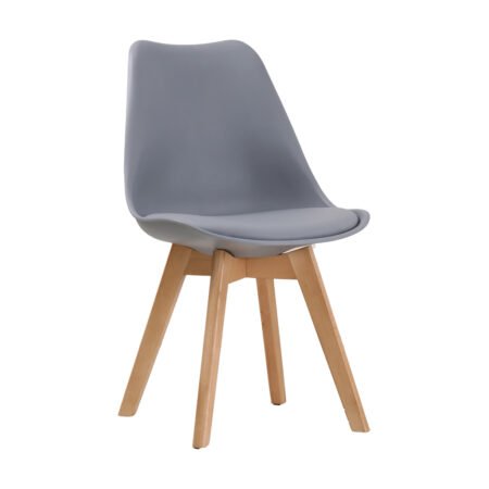 LPD Louvre Grey Dining Chairs, Set of 2