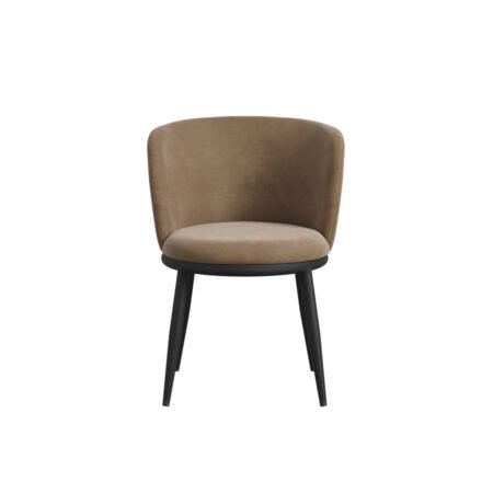 LPD Nova Mole Velvet Dining Chairs, Set of 2