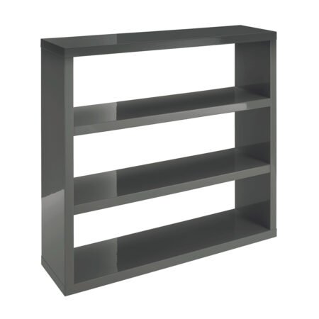 Zhomes 28 LPD Puro Charcoal High Gloss Low Bookcase