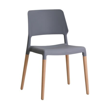 LPD Riva Grey Dining Chairs, Set of 2