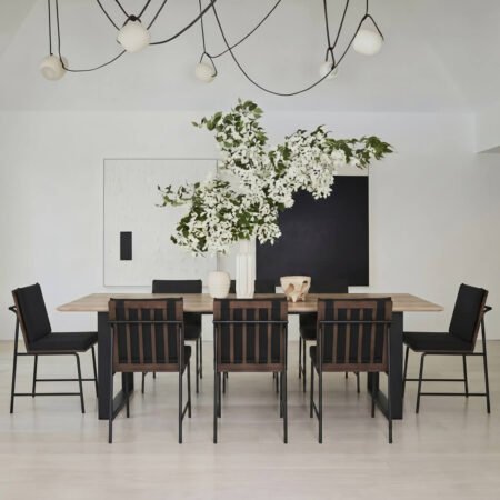 LPD Scout Onyx Cotton Blend Dining Chairs, Set of 2 lifestyle