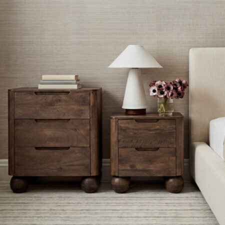 LPD Shibui Light Brown Mango Wood 3 Drawer Chest lifestyle
