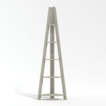 LPD Tiva Grey Corner Ladder Shelf