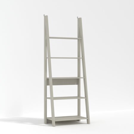 LPD Tiva Grey Ladder Bookcase