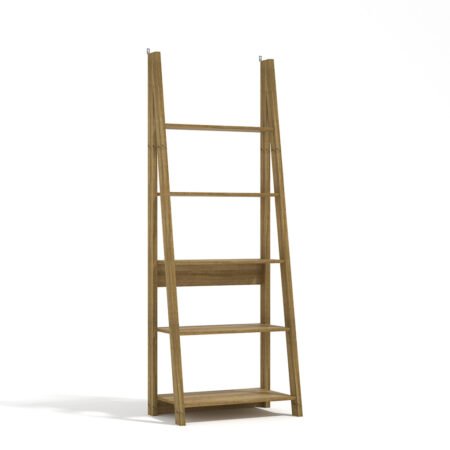 LPD Tiva Oak Ladder Bookcase